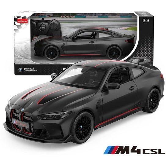 Rastar auto na dálkové ovládání BMW M4 CSL 1:16 černé