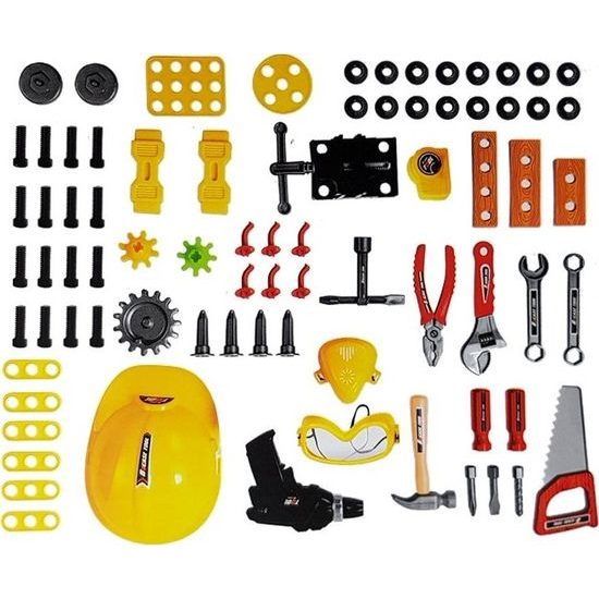 Dětská dílna s nářadím v kufru 3v1 85 kusů