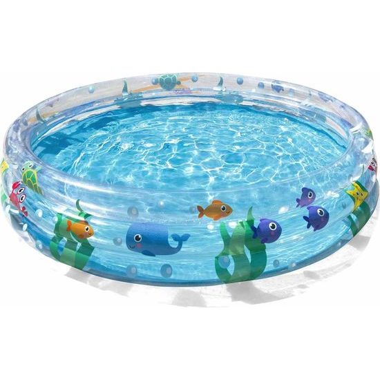 Bazén dětský nafukovací 3 komory mořský svět