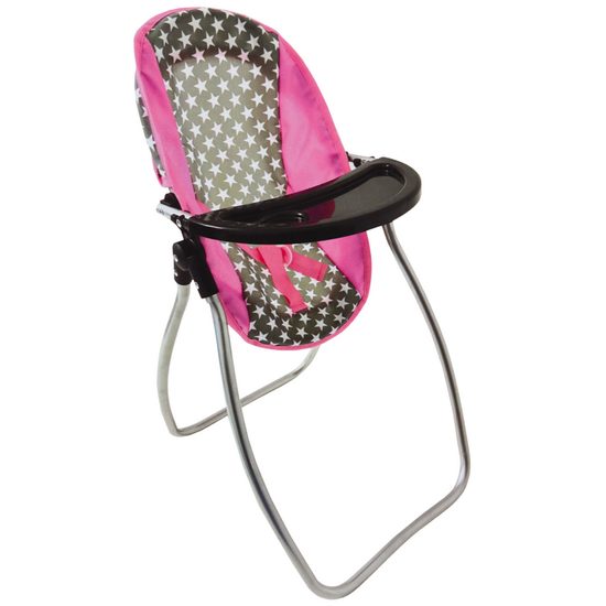 Alice jídelní židlička a houpačka 2v1 šedá