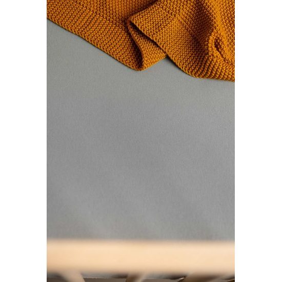 Prostěradlo Jersey Deluxe 120x60 cm šedá