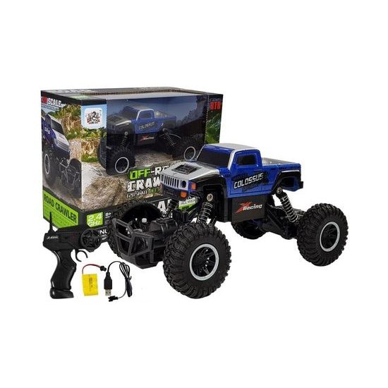 Auto na dálkové ovládání Monster Truck modré 1:20