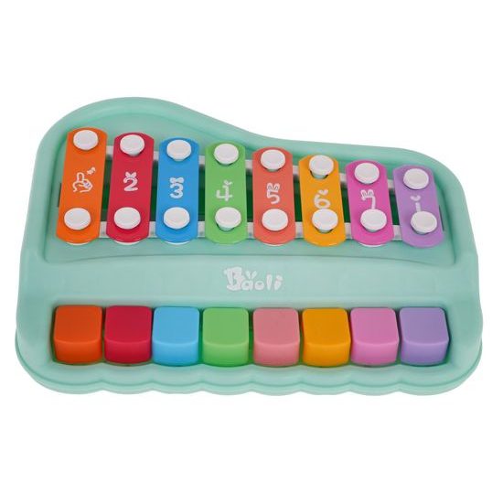 Cimbálky pro nejmenší Melody Piano - zelené