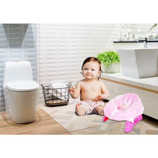 Dětský cestovní nočník Travel Potty růžový