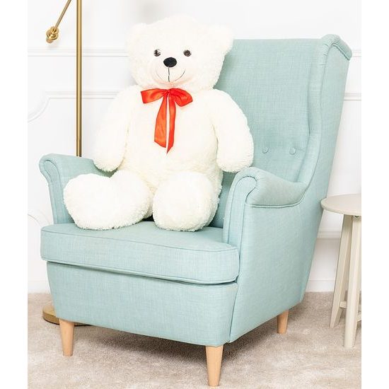 Plyšový medvěd Hugo 100 cm bílý