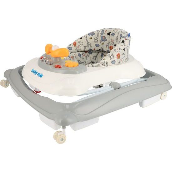 Baby Mix dětské vzdělávací chodítko šedé