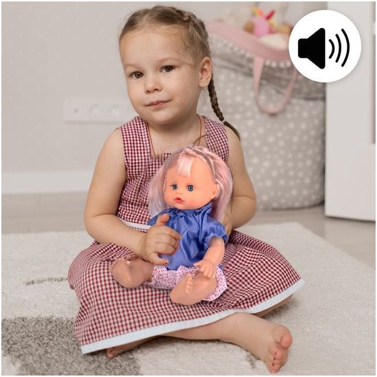 Mluvící panenka s příslušenstvím Baby Doll 31 cm