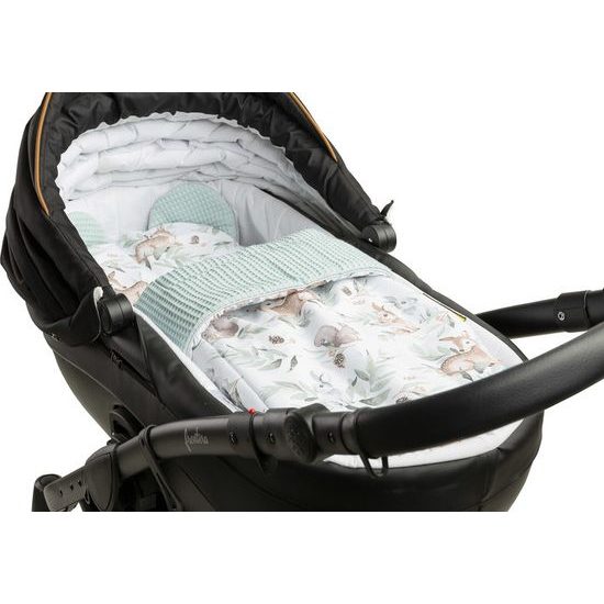 Sada do kočárku Wafel srnky mátový