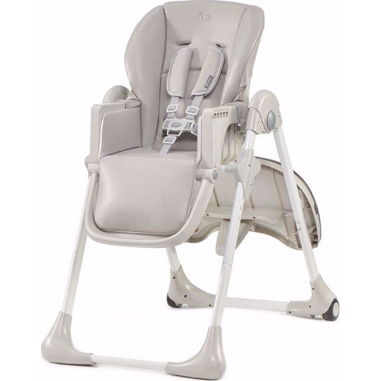 Jídelní židlička Kinderkraft Yummy šedá