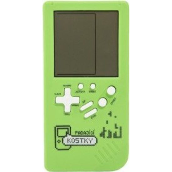 Digitální hra - Padající kostky hlavolam - zelená - na baterie