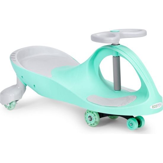 Ecotoys gravitační odrážedlo se svítícími koly Spinner - zelené