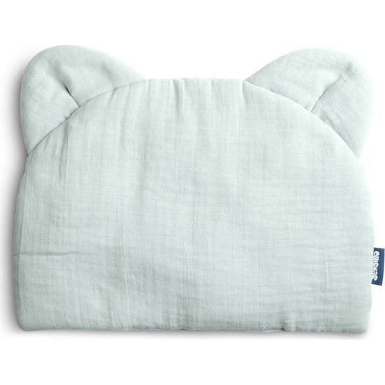 Mušelínová poduška do kočárku šedá