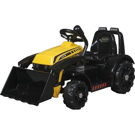 Elektrický žlutý traktor ZP1001B s přední radlicí