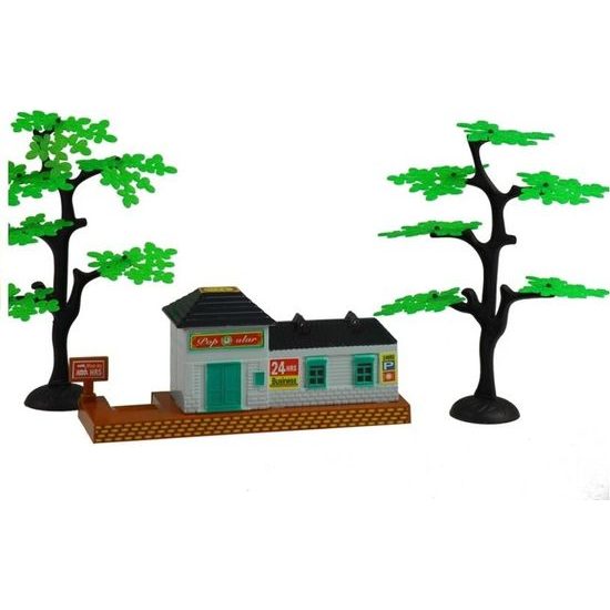 Vláčkodráha na baterie s kouřovými a světelnými efekty Rail King