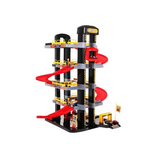 Majlo Toys parkovací XXL garáž s výtahem na baterie + 5 autíček Big Garage
