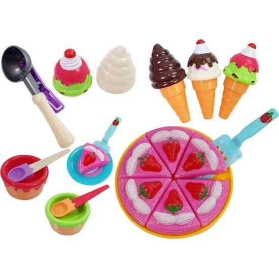 Plastová sada sladkostí a dezertů