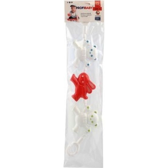 Řetěz medvěd - zajíc - mix barev