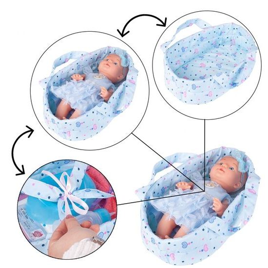 Panenka Sweet Doll 30 cm s nosítkem a dalším příslušenstvím