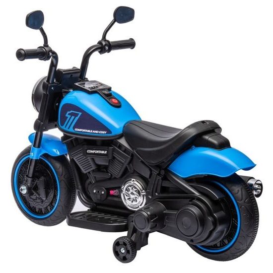 Dětská elektrická motorka Faster - modrá
