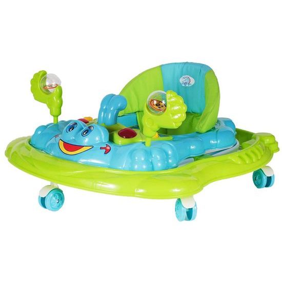 Dětské vzdělávací chodítko Laugh Walker zelené