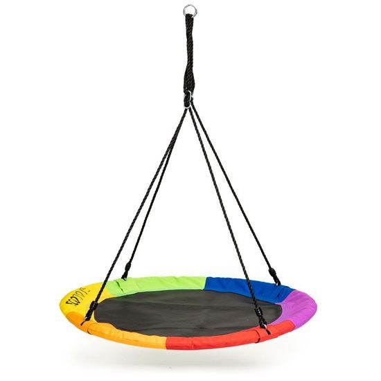 Ecotoys dětská houpačka Čapí hnízdo barevná