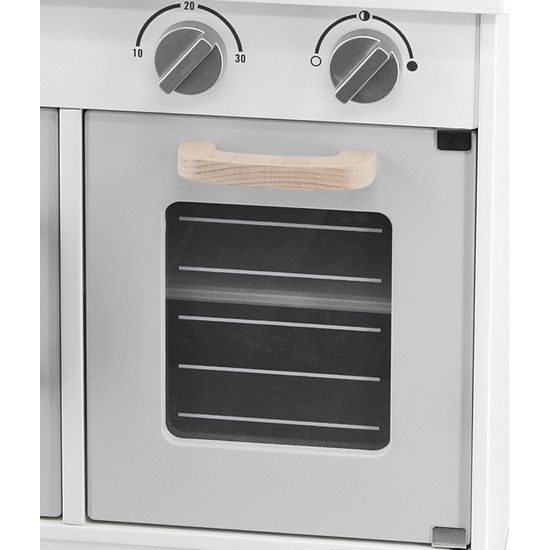 Dětská dřevěná kuchyňka Viga šedá