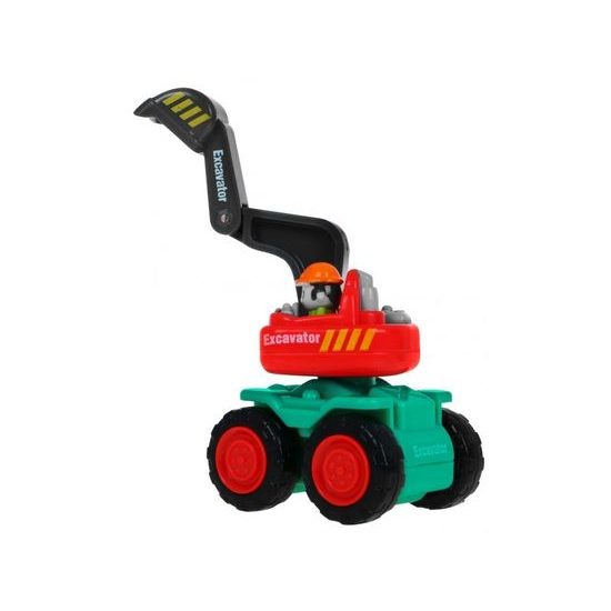 Huile Toys sestava 6 kusů stavebních autíček Construction Vehicle