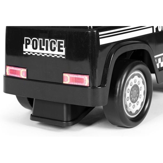 Dětské mini odrážedlo se zvuky Mercedes Actros - černé