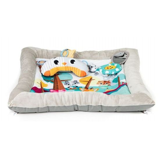 Ecotoys vzdělávací hrací deka se zvířátky Deluxe Gym