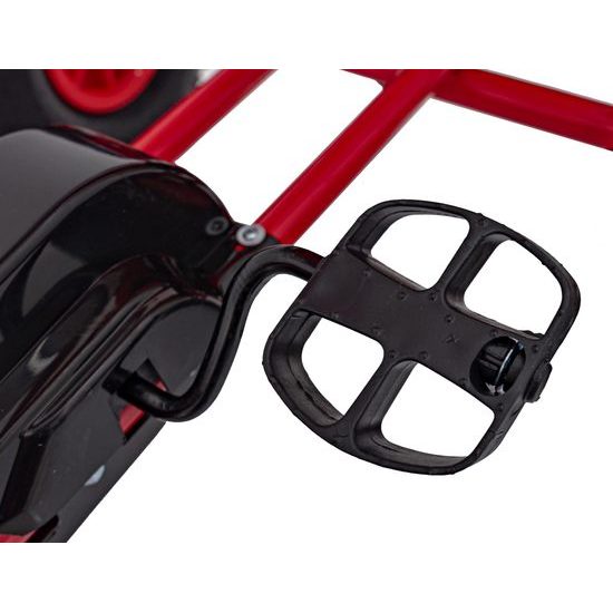 Dětská šlapací motokára s nafukovacími koly Air PerHour - červená