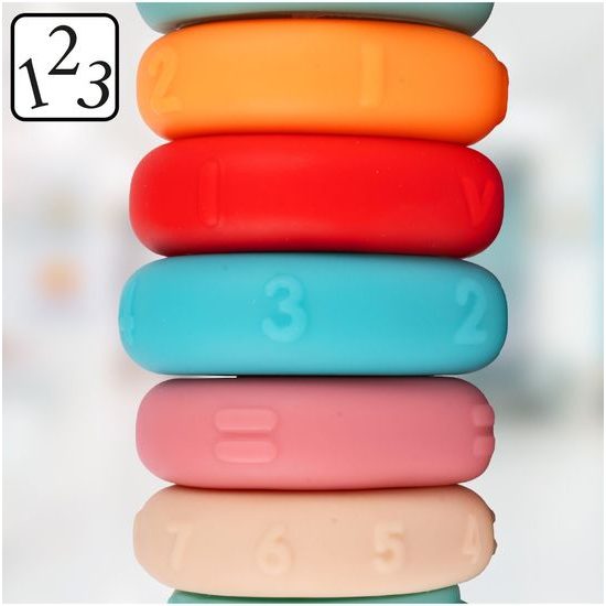 Senzorické kroužky pro nejmenší Color Crocodille