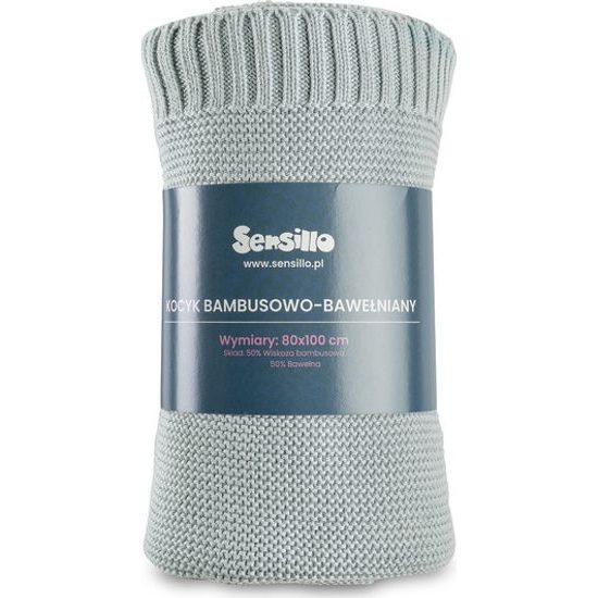 Dětská bambusová dečka - baby grey