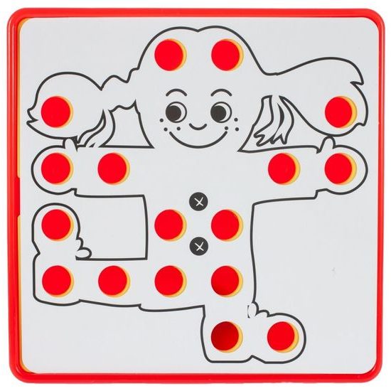 Dětská knoflíková vkládačka Genius Art