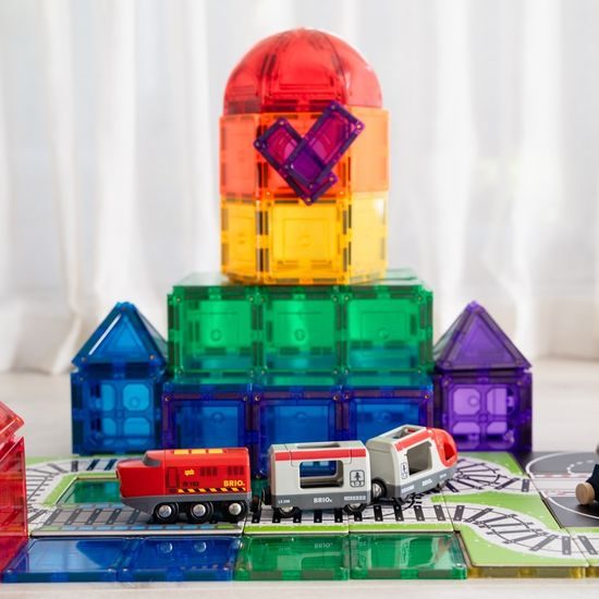 Learn & grow toys Magnetické dlaždice KUPOLE (18kusů)