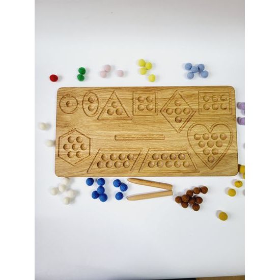 Deska - sled tvarů s narůstajícím množstvím