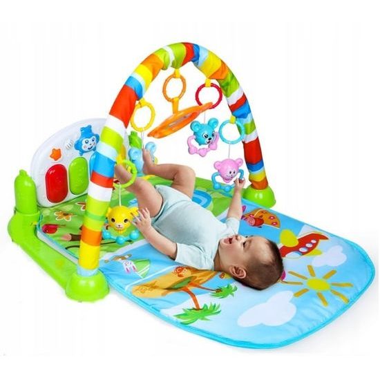 Doris hrací deka s hrazdou, piankem a projektorem Baby Mat