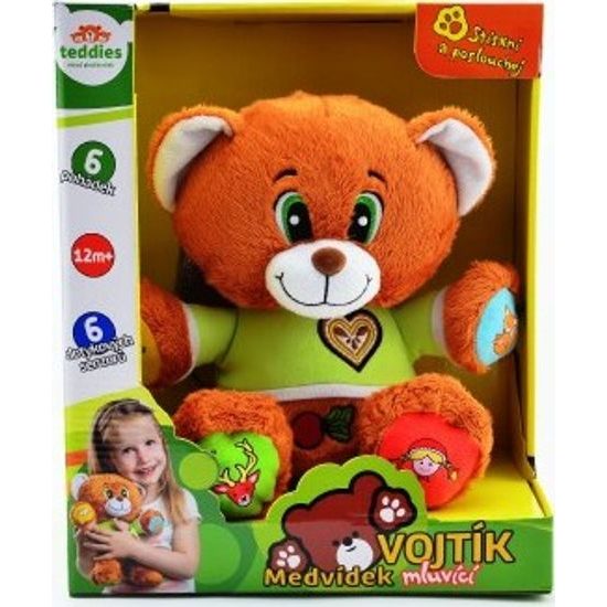 Medvěd Vojtík pohádkový - česky mluvící - na baterie