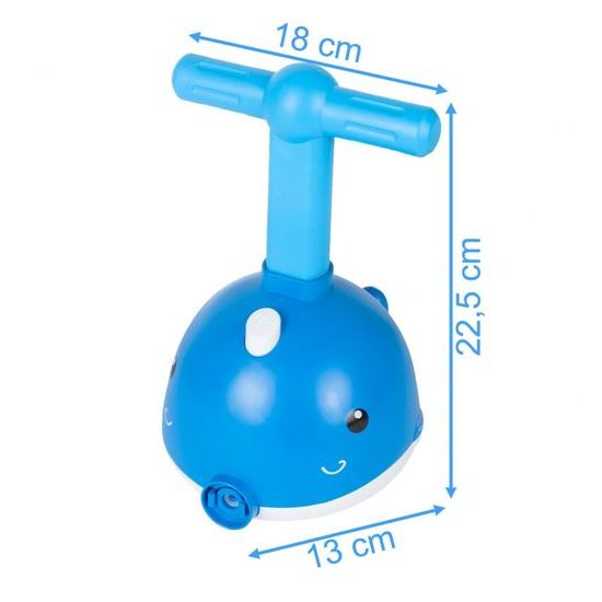 Odpaľovač autíčok s nafukovacími balónikmi Veľryby