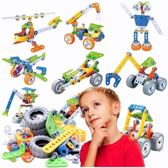 Konstrukční stavebnice 10v1 Build Play 167 dílků