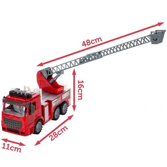 Dětské požární auto se světly a zvuky City Fight 1:14