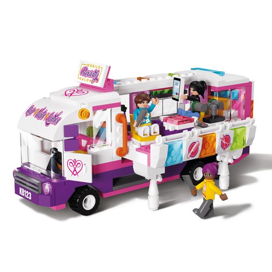 Blocki MyGirls stavebnice pojízdný salón krásy 375 dílků