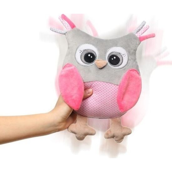 BabyOno Plyšová hračka s chrastítkem Owl Sofia