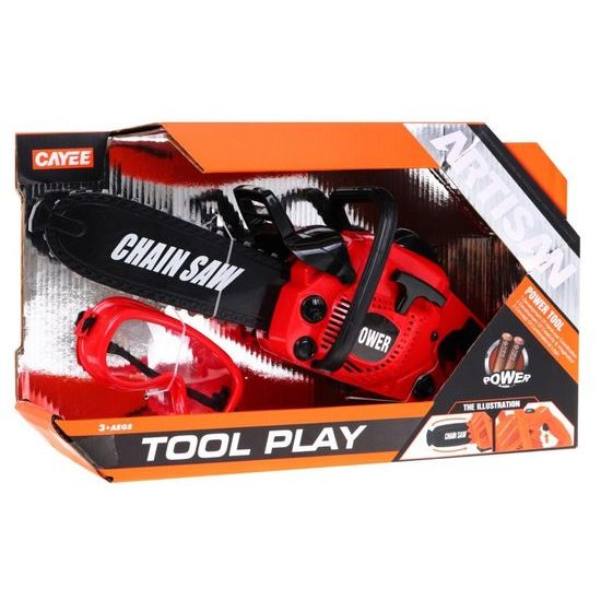 Dětská motorová pila s brýlemi Chain Saw