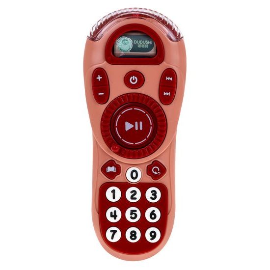 Dětský televizní ovladač Multi Controller se světly a zvuky - červený
