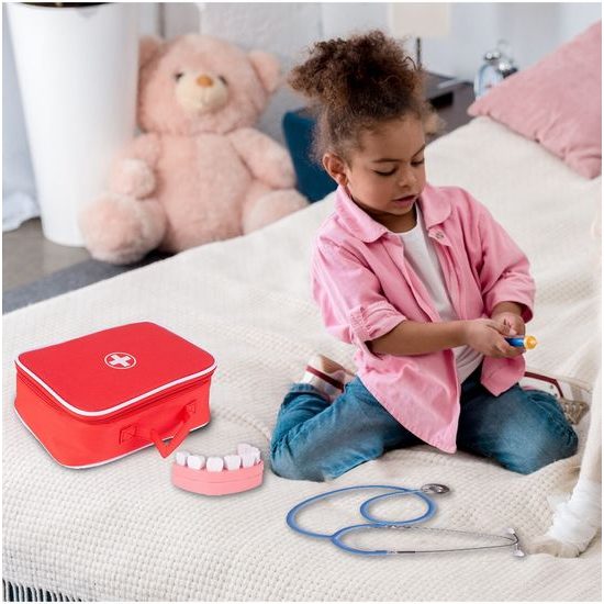 Dřevěná souprava Malý zubař 8 součástí