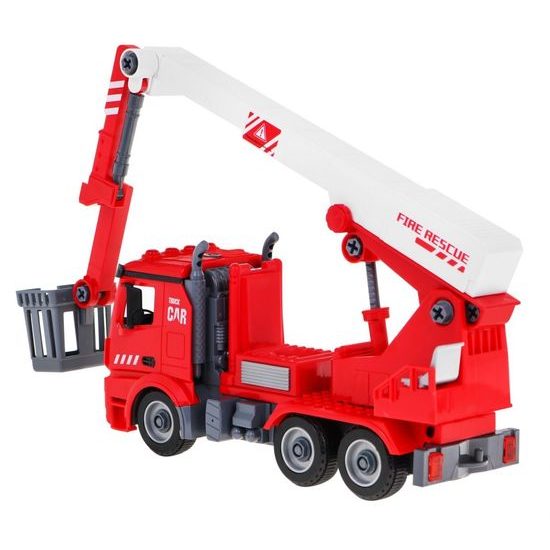 Majlo Toys požární auto se světly, zvuky s helmou Fire Team