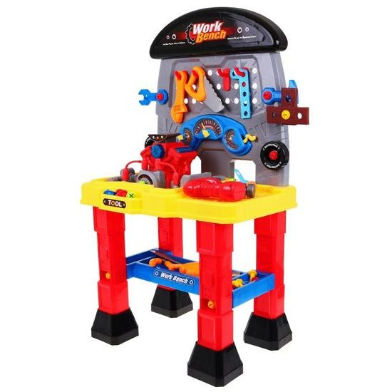 Dětská pracovní dílna s vrtačkou a motorem na baterie Work Bench