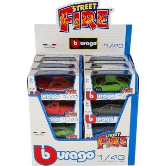 Auto Bburago Street Fire - mix druhů