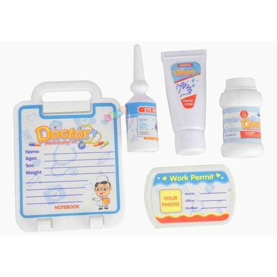 Majlo Toys dětský lékařský vozík Rentgen se světlem a příslušenstvím