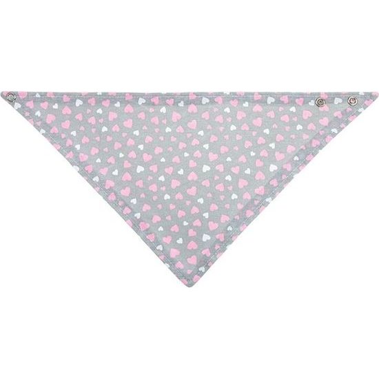 Kojenecký šátek na krk bryndáček Akuku Srdíčka